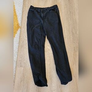 Old navy black 5 pocket chino trousers straight fit 36 36
